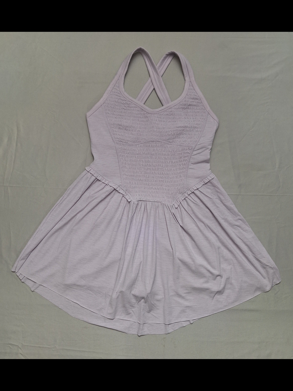 NWOT FP Movement by Free People Lavender Crossback Romper Dress, Size S